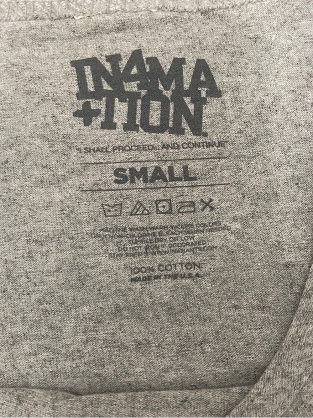 Inama + tionGray Tank Top with Multicolor Floral 'Ri' Script - Picture 2 of 3